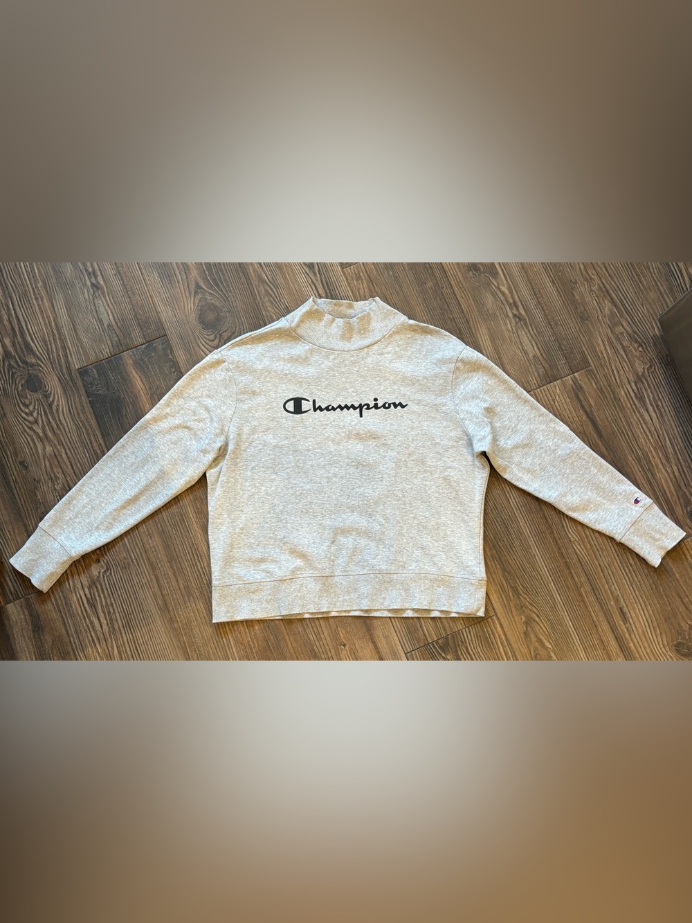 MOCKNECK VARSITY PULLOVER COLLEGIATE Y2K SWEATSHIRT GREY CHIC ICONIC CLASSIC 90s